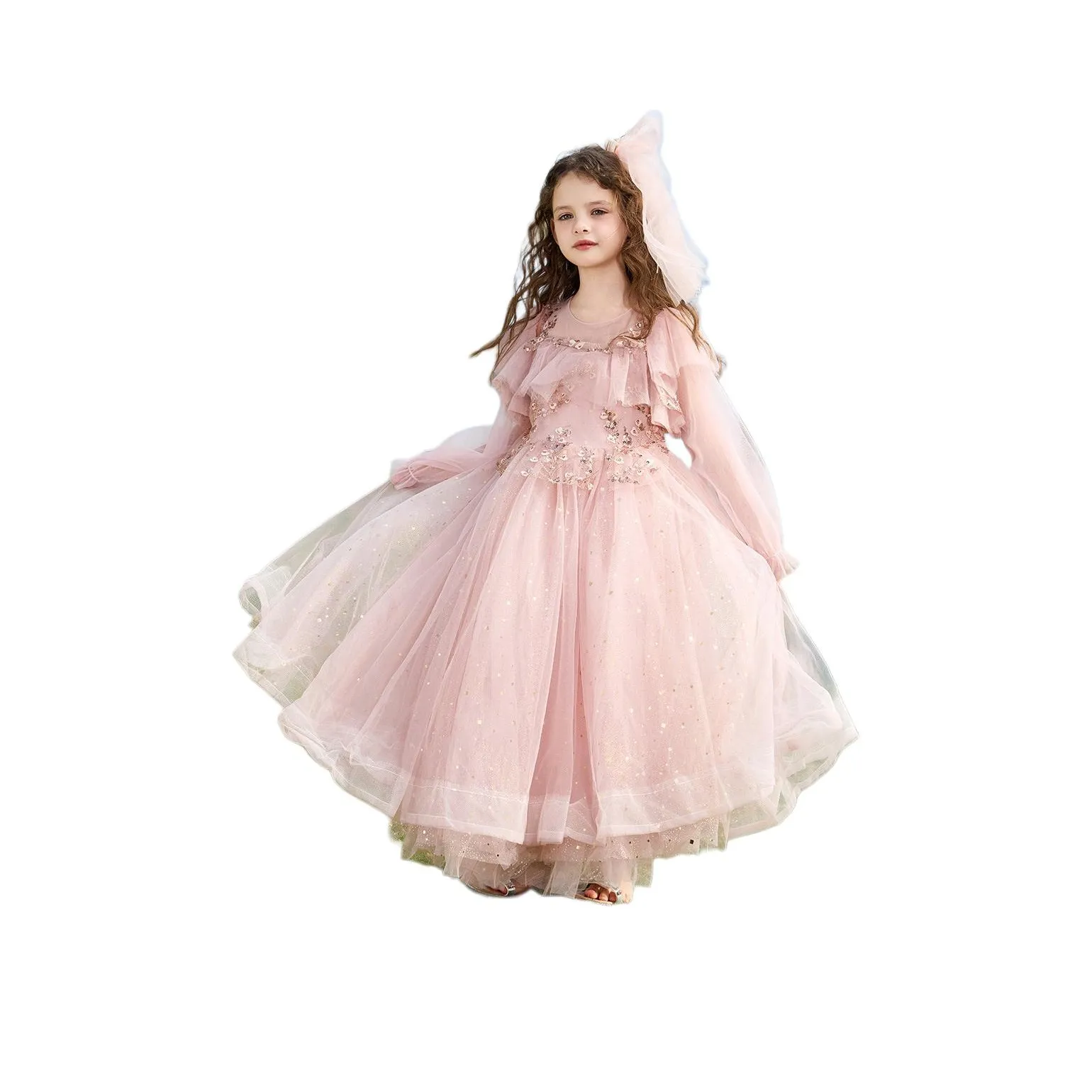 ASK Розовые Платья для Детей