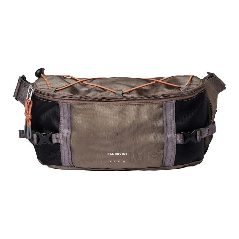 SANDQVIST Переработанный нейлон 420D Сумка через плечо Стандартная Унисекс Поход Зеленый