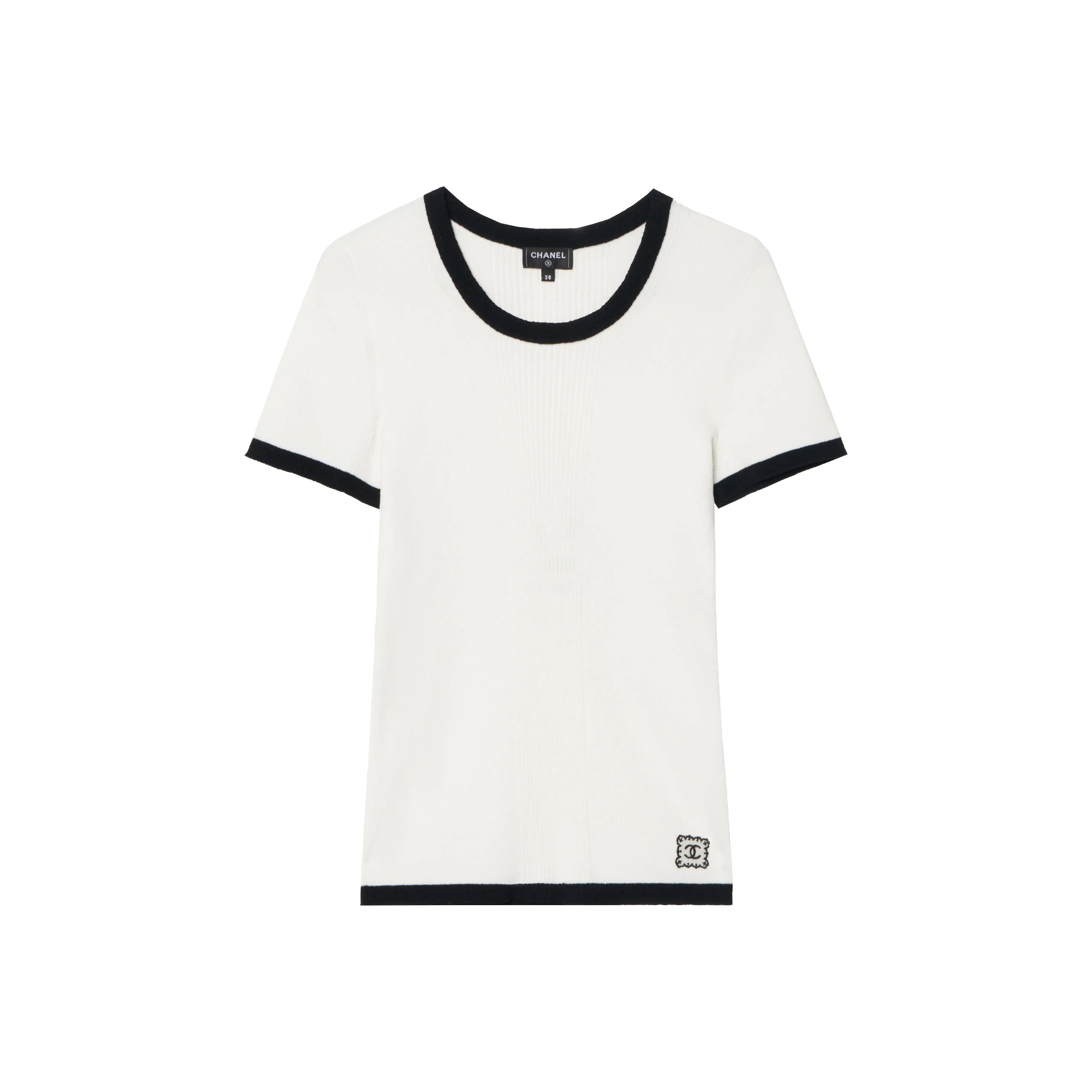 CHANEL Regular T Shirt Women's White