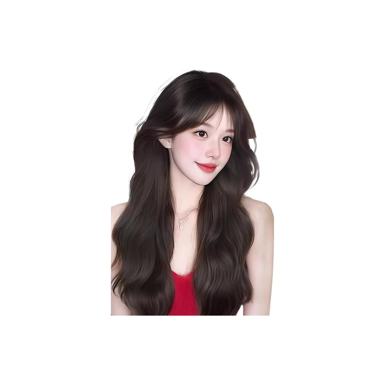 Sweet Pillow House Full Wig для женщин синтетическая шерсть кудрявый повседневный топ часть парика с аксессуаром для волос