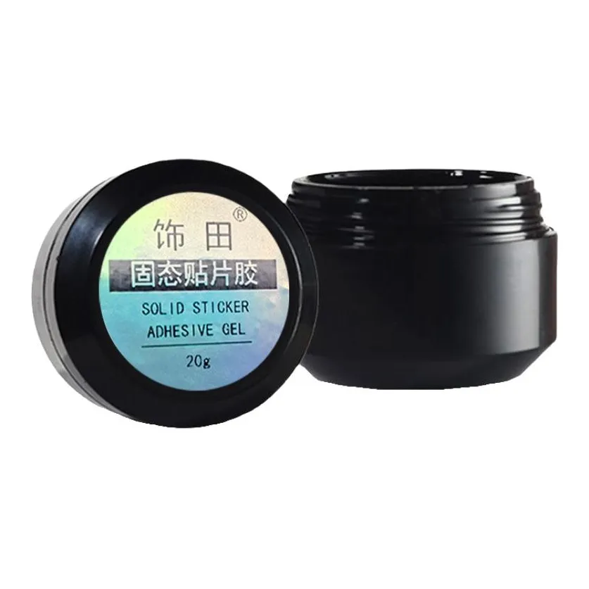 SHITIAN False Nail Эксклюзивный Твердый Гель для Ногтей Патч Клей для Твердой Сцепления с Ромбом Встроенный Твердый Лампа 20г