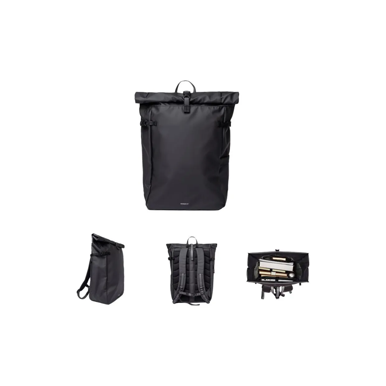 SANDQVIST Полиэстер Рюкзак Стандартный Унисекс Черный