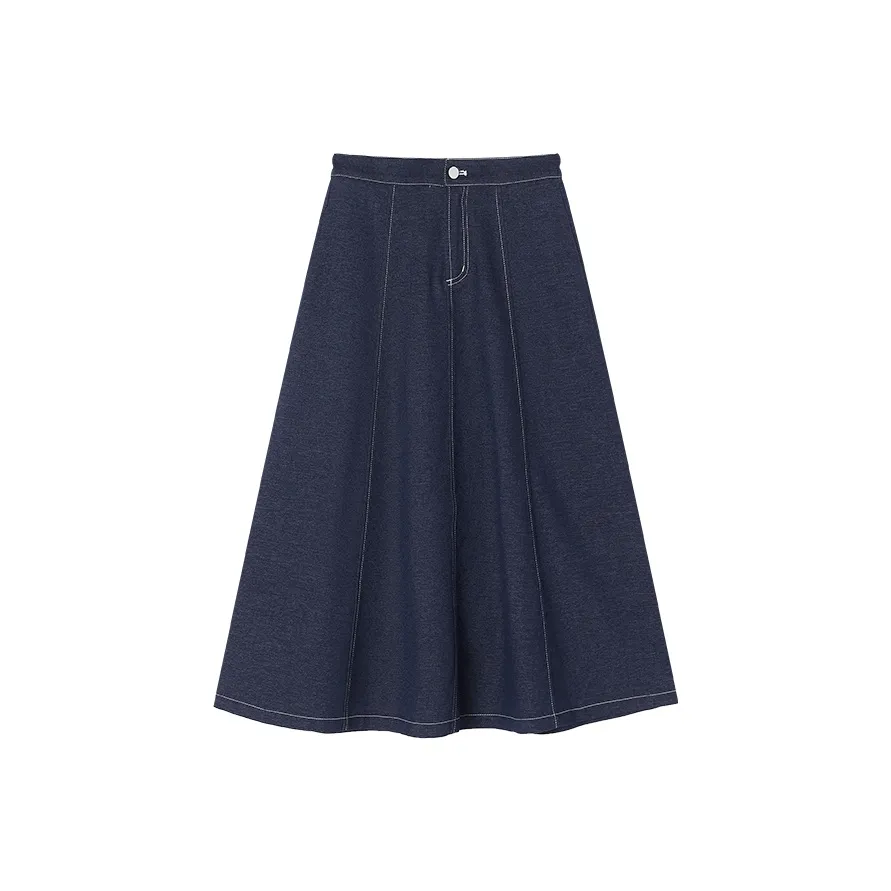 XIANGYING Деним Длинная Юбка Женская