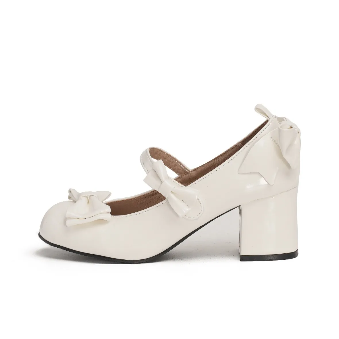 MXGM Грубый каблук Туфли Мэри Джейн Женские