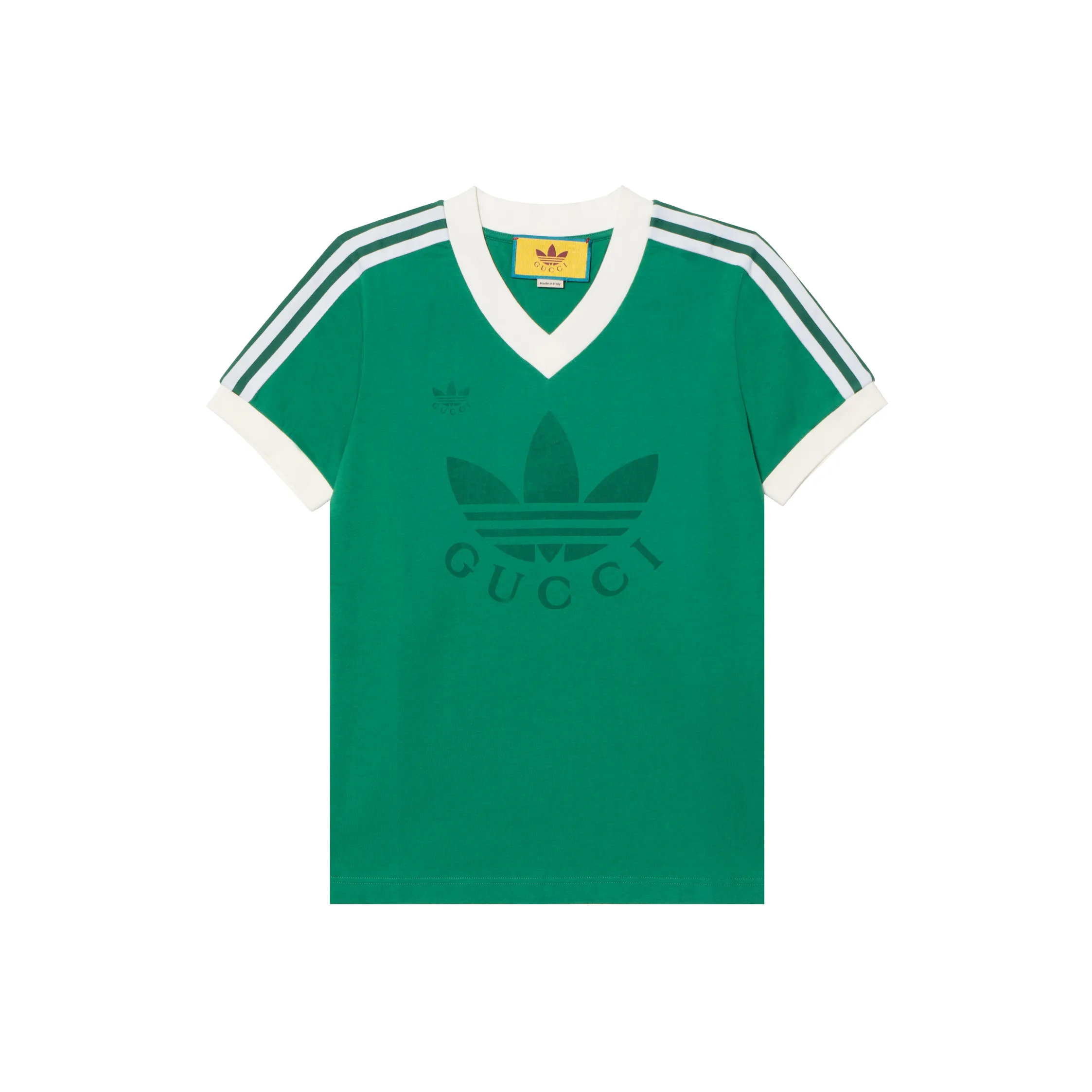 GUCCI x Adidas Originals GUCCI X ADIDAS Collaboration T Shirt Unisex Green