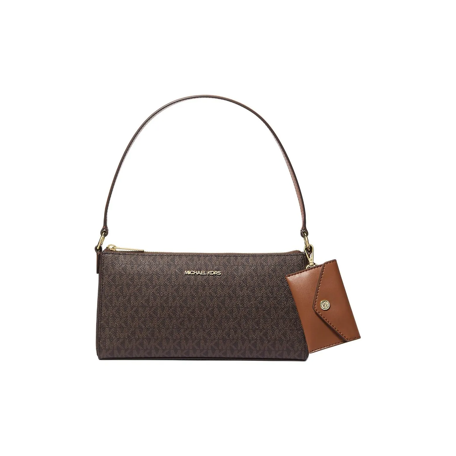 MICHAEL KORS PVC Shoulder Bag Women's Brown