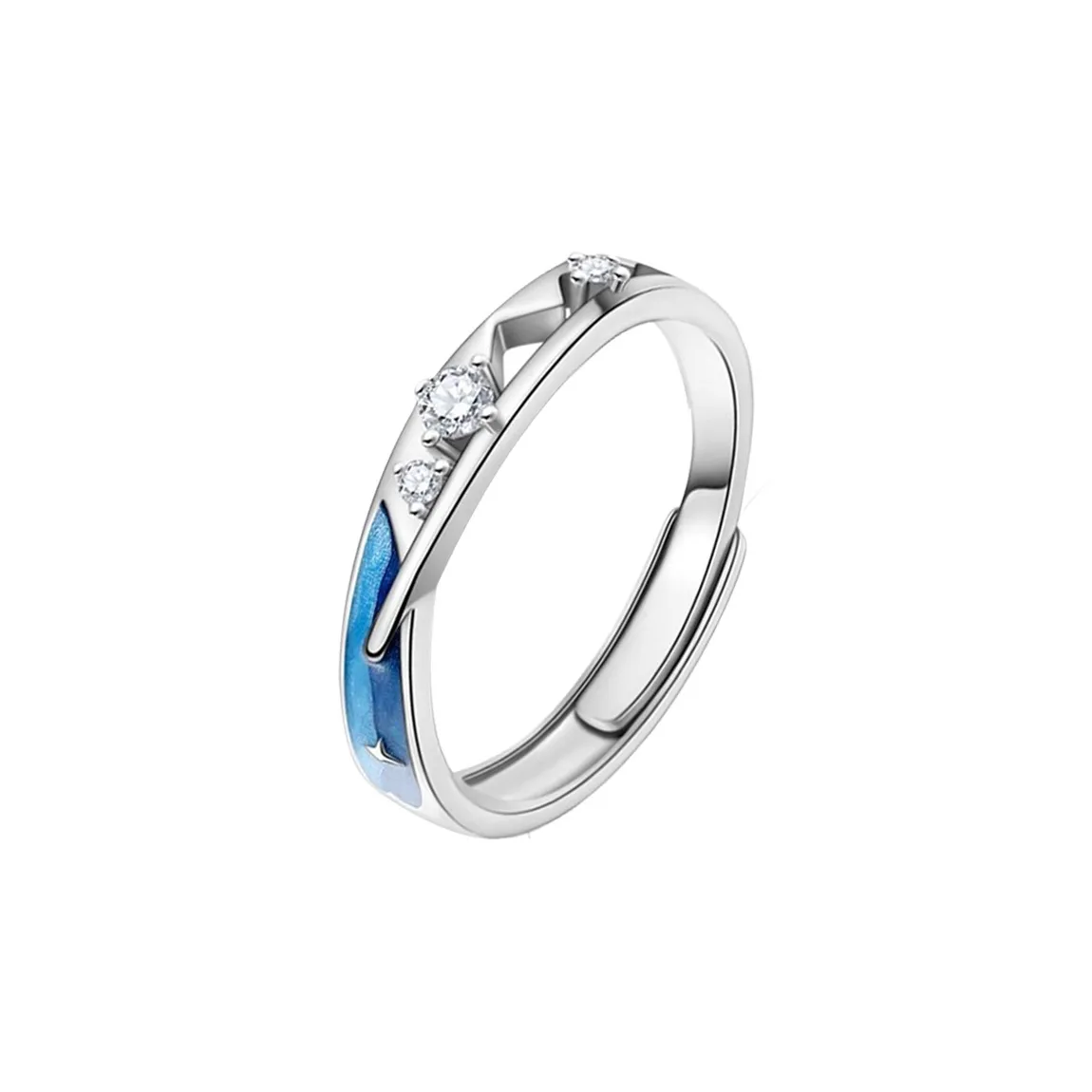 CHAOHONGJI S925 Silver, Romantic Minimalist Style Premium Luxury Niche Premium Everyday Commute Fashion Rings Unisex