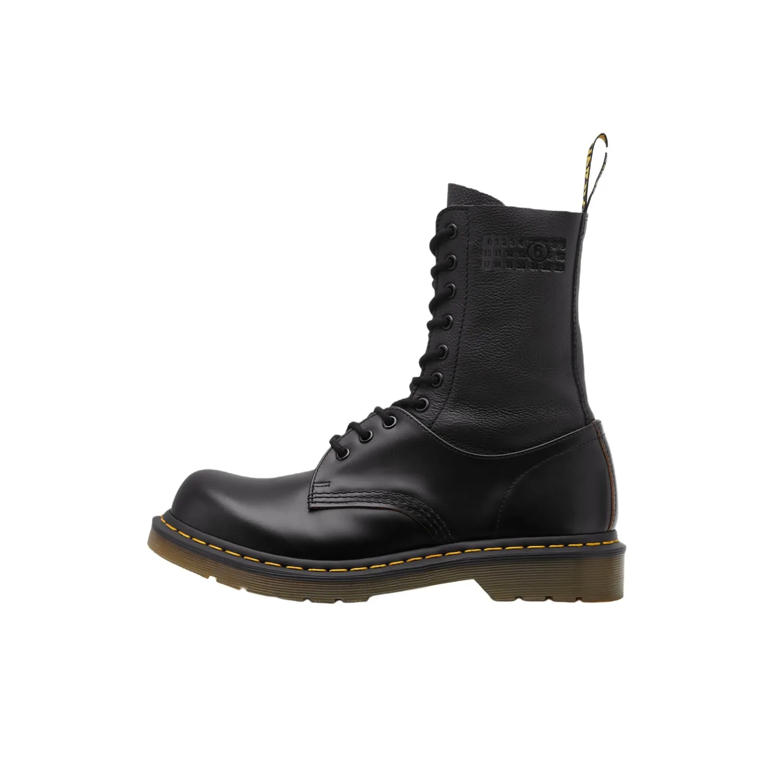 Dr.Martens x MM6 Maison Margiela совместный бренд Короткий ботинок Martin Женские Черный