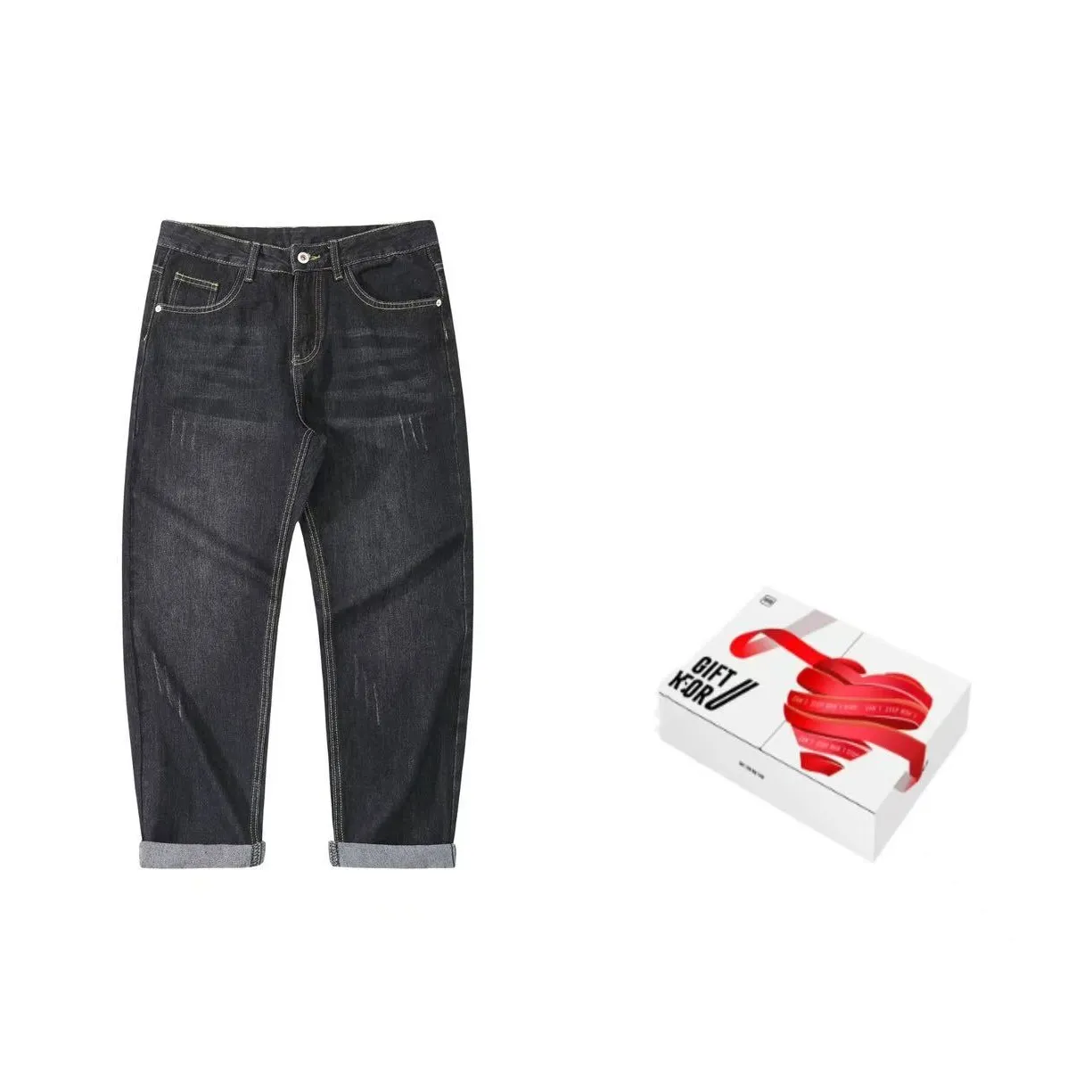 FAIRWHALE Jeans Thickened Unisex Gift Box