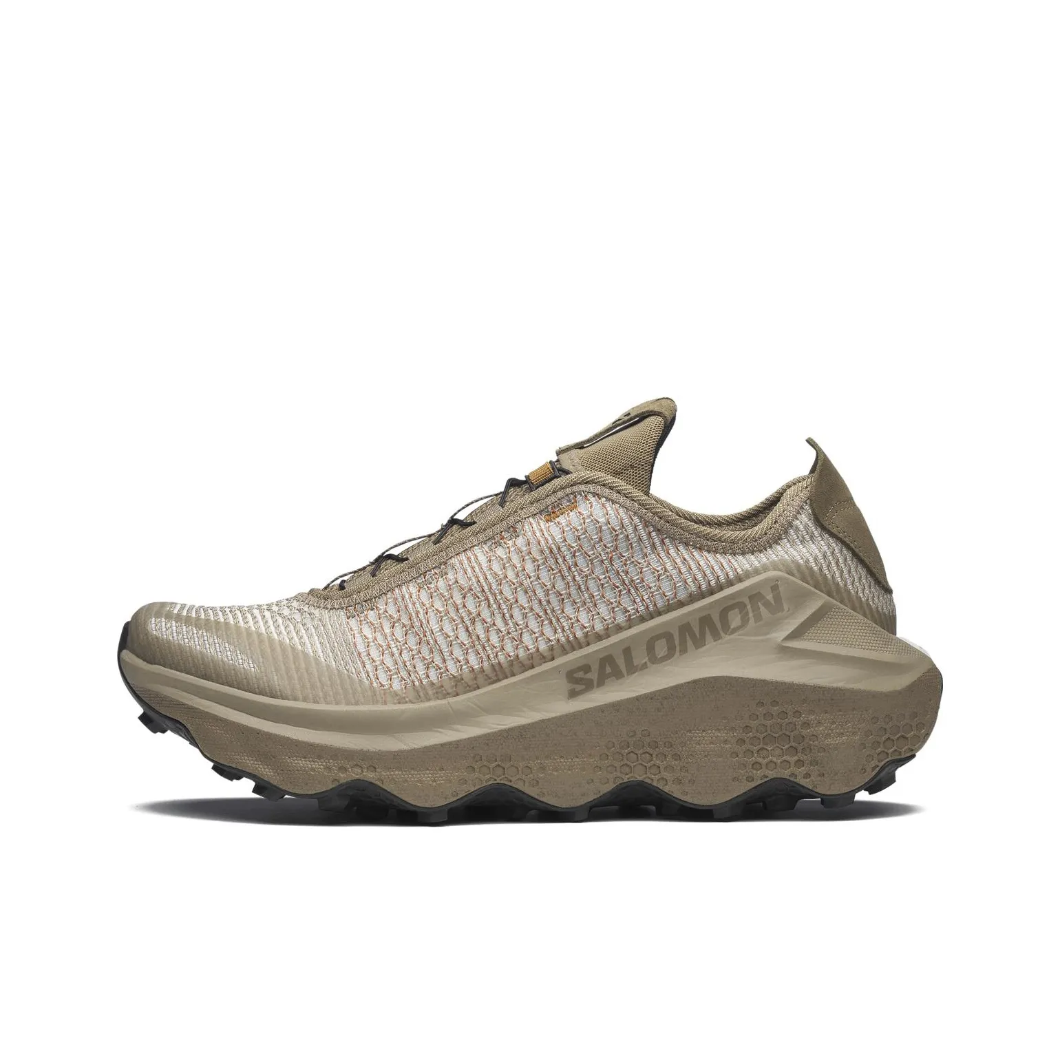 SALOMON Orava Амортизация Покрытие Низкий Топ Беговые кроссовки Унисекс Лаймово-серый