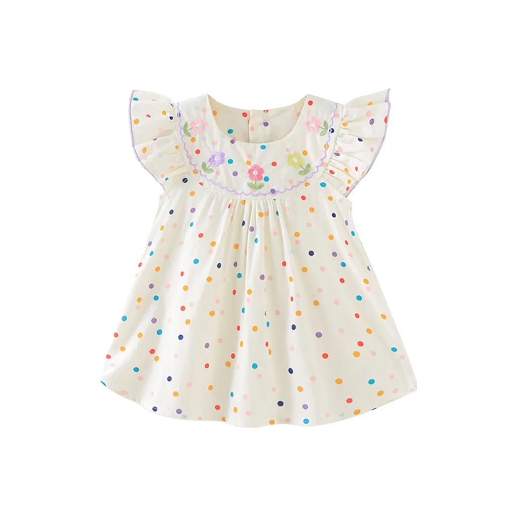 YouQi Гороховый узор Florets Детские Платья