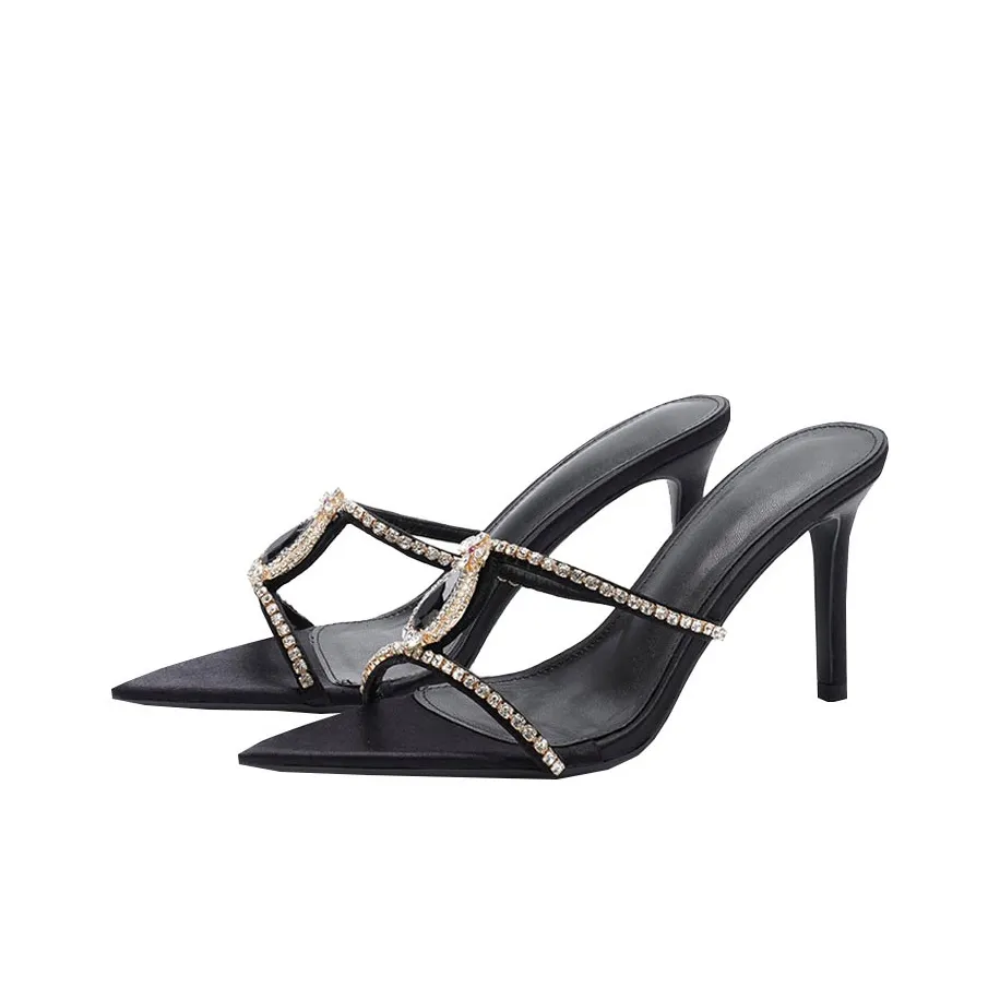 CAOT Слипоны Женские Черные