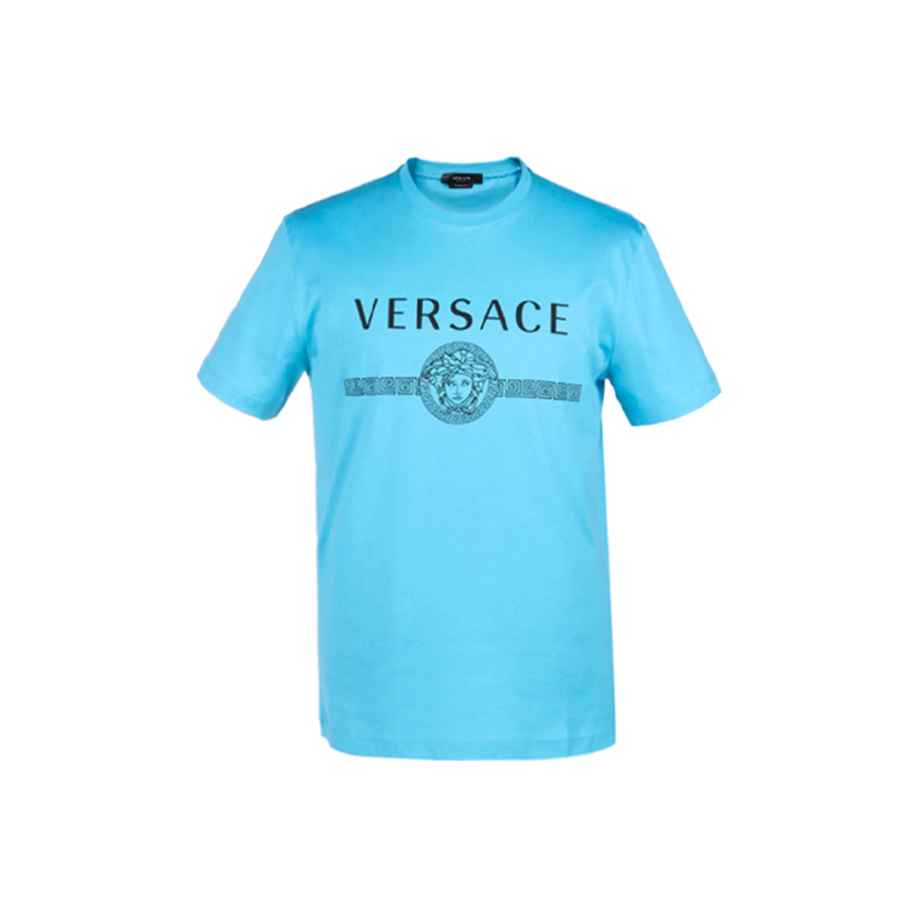 VERSACE Небесно-голубые Мужские T-рубашки