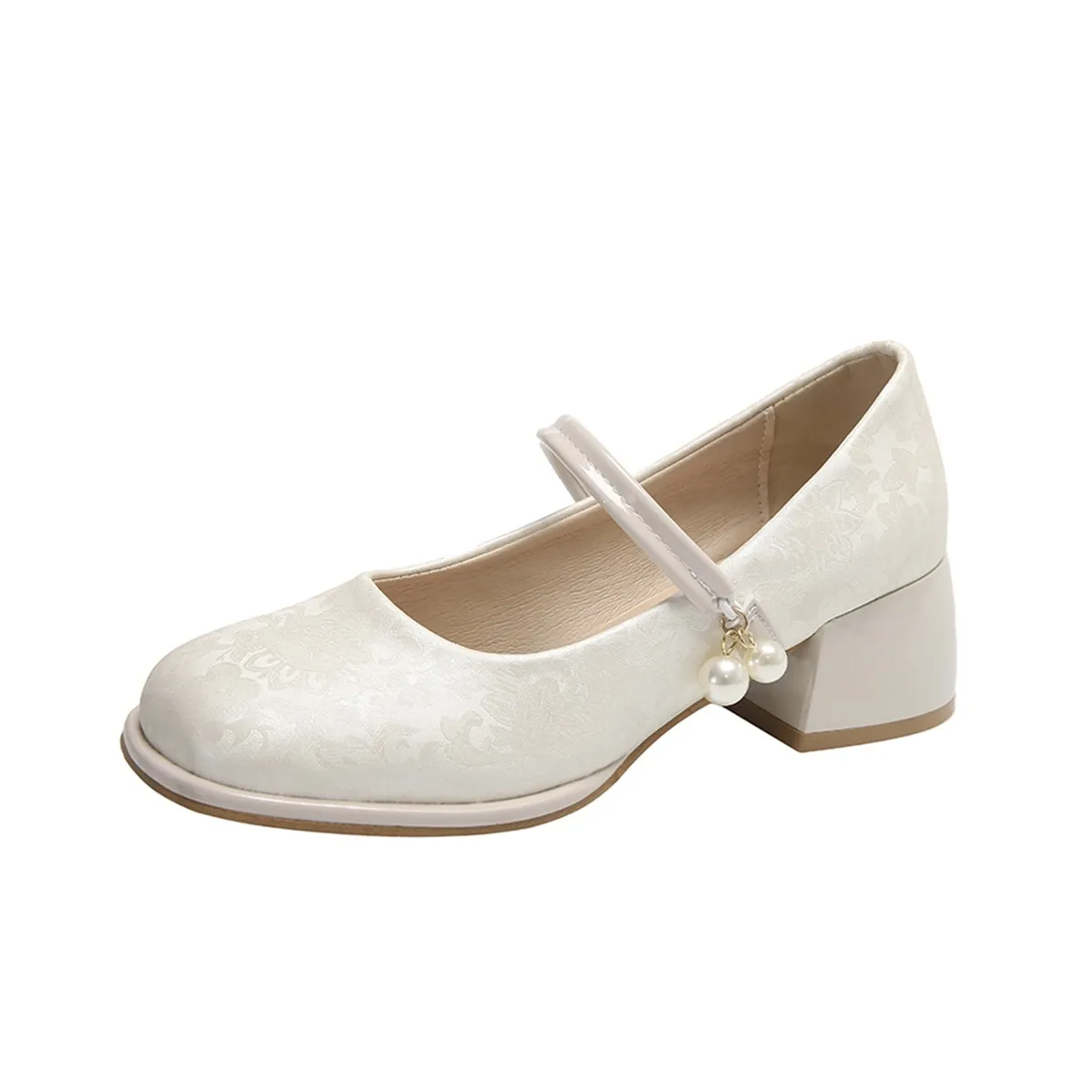 SHUMO Mary Jane обувь Женская Бежевая