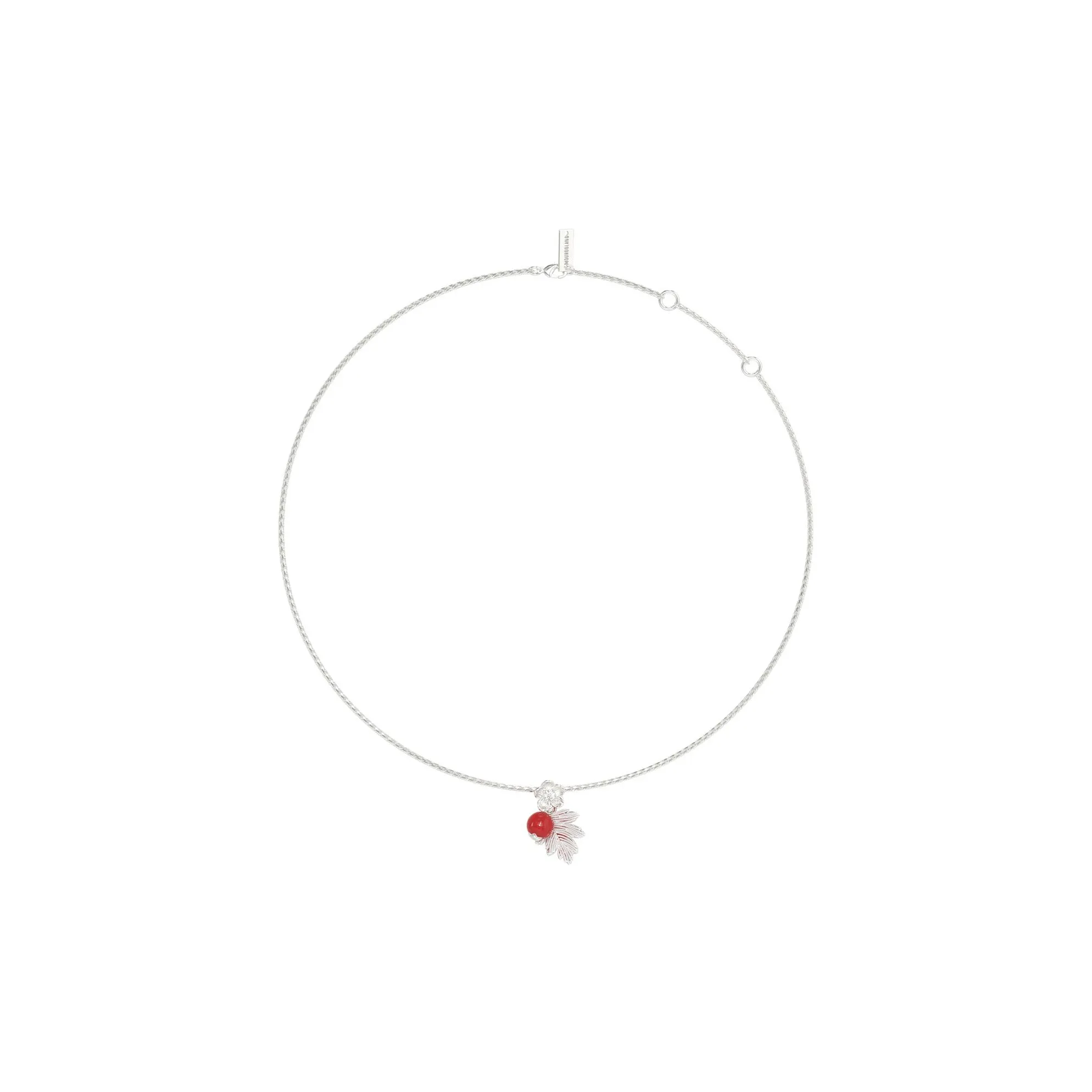 Mouhooland 925 стерлинговое серебро ожерелье с покрытием из белого золота унисекс