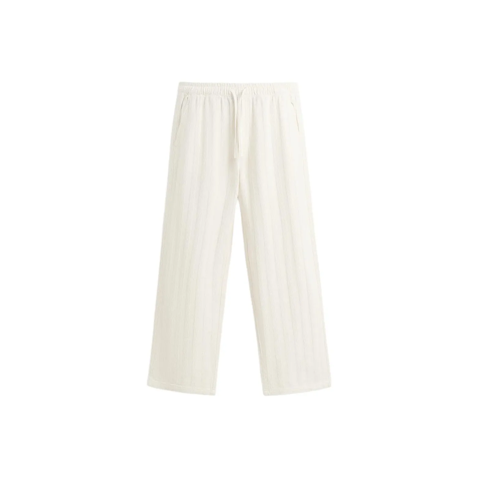 ZARA Белые Мужские Повседневные Штаны