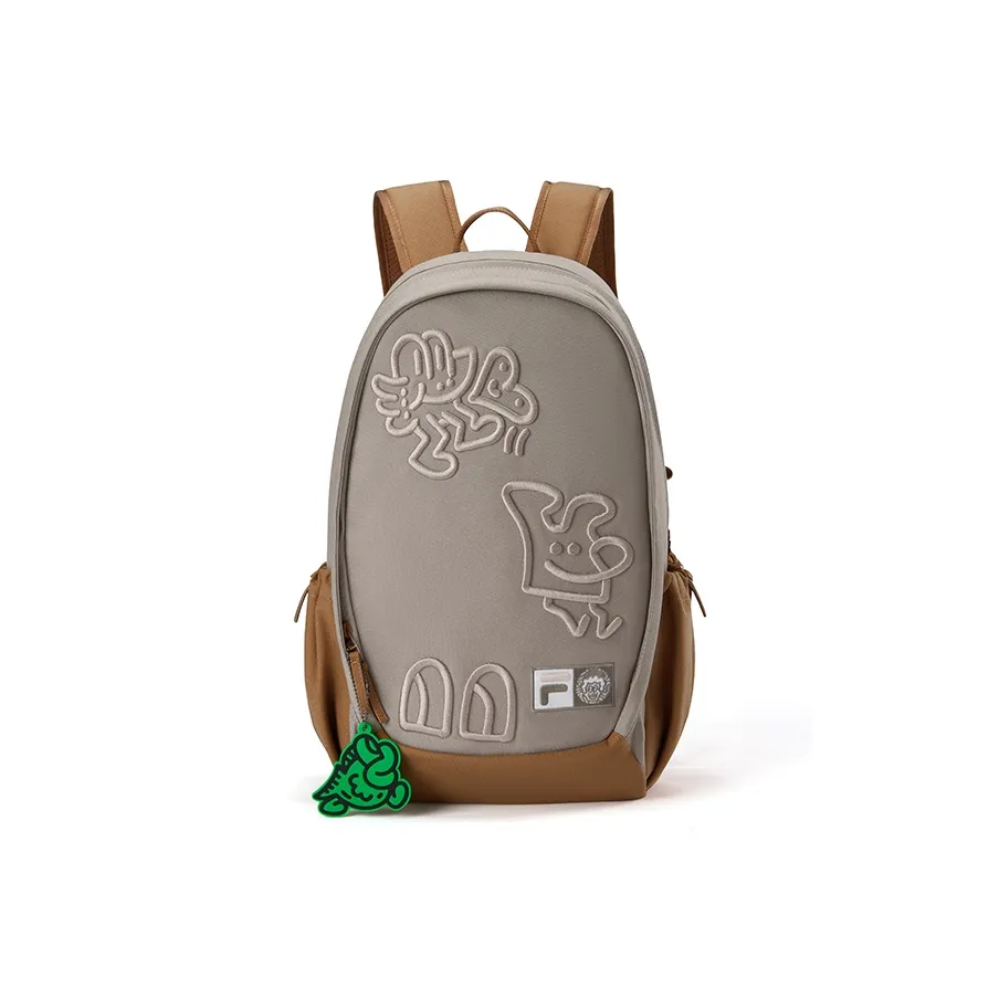 FILA FUSION Backpacks Gray Brown Khaki