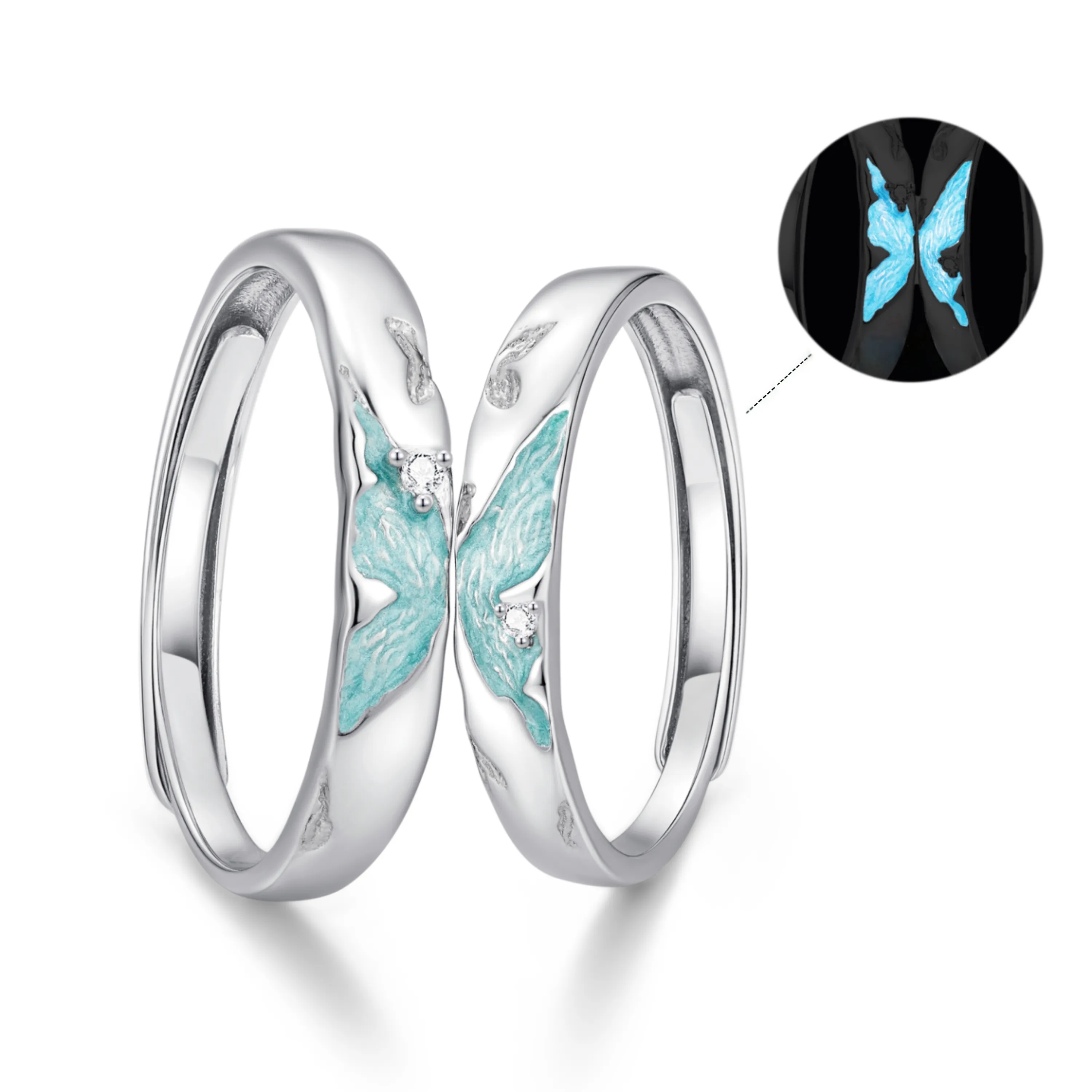 ZSY 999 Fine Silver Rings Unisex