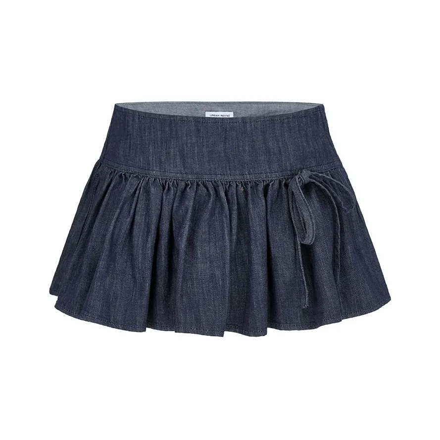 URBAN REVIVO Женские Джинсовые Короткие Юбки Женские