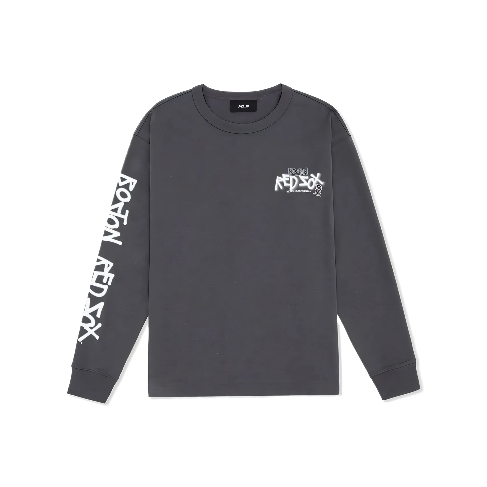 MLB SS25 T-Shirt Унисекс Boston Red Sox Угольный Серый