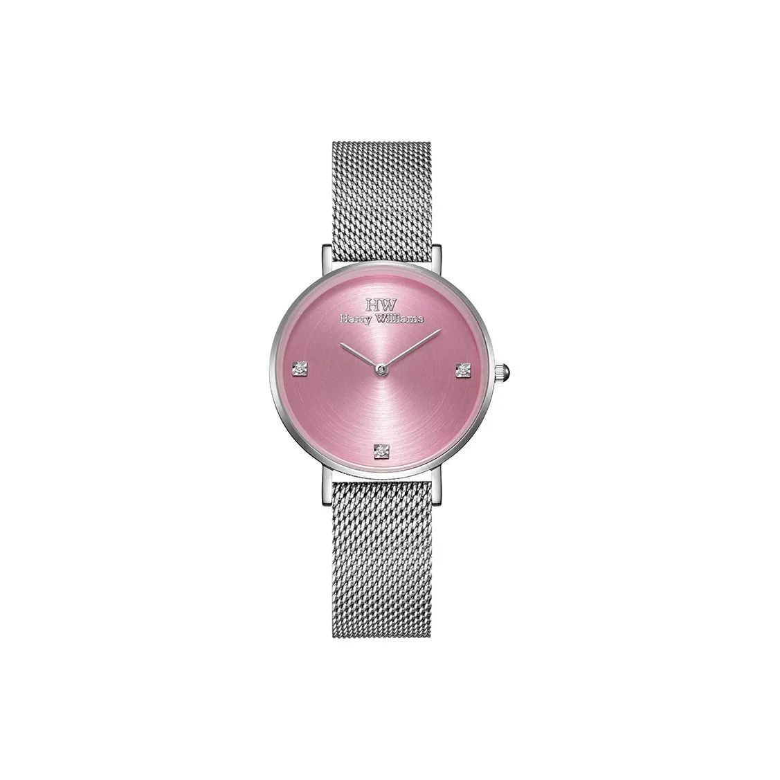 HARRY WILLIAMS Наручные часы Кварцевый механизм Стальной ремешок Золотой циферблат Женские часы Премиум-коробка