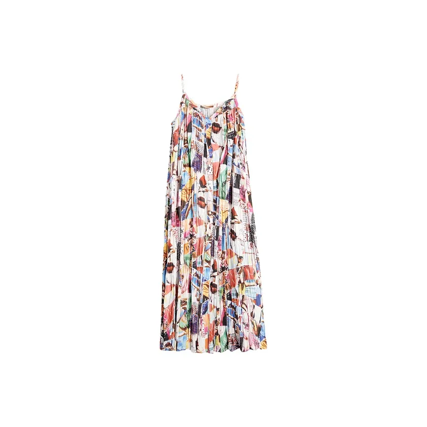 Elle Красные цветы Женские Слиплатья