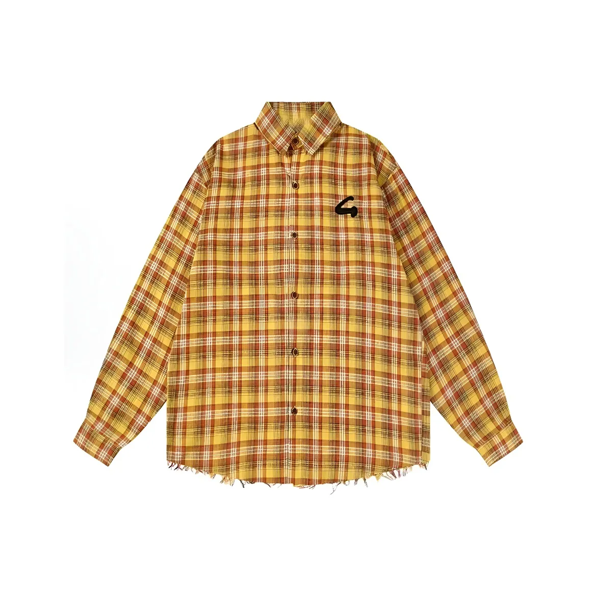 ZIAREL Желтая унисекс рубашка