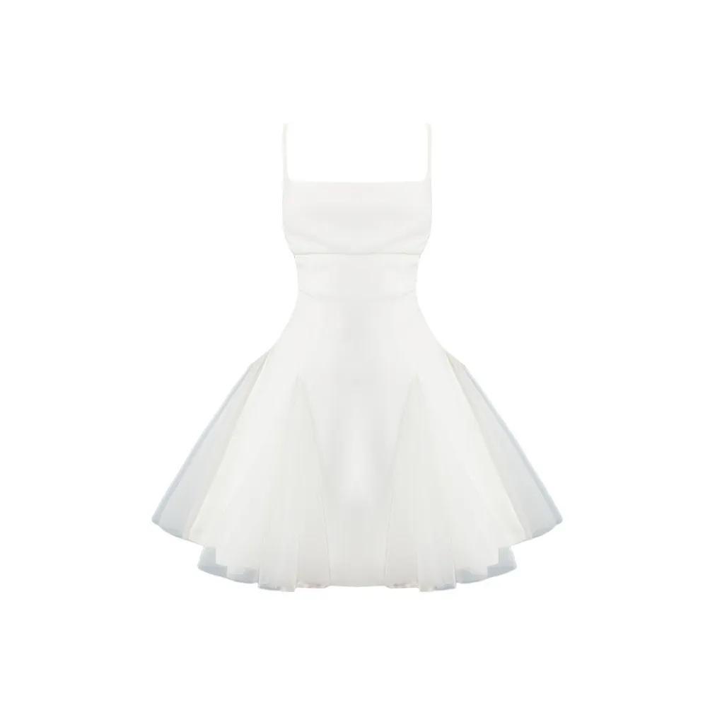 DPLAY Модные белые женские слиплатья