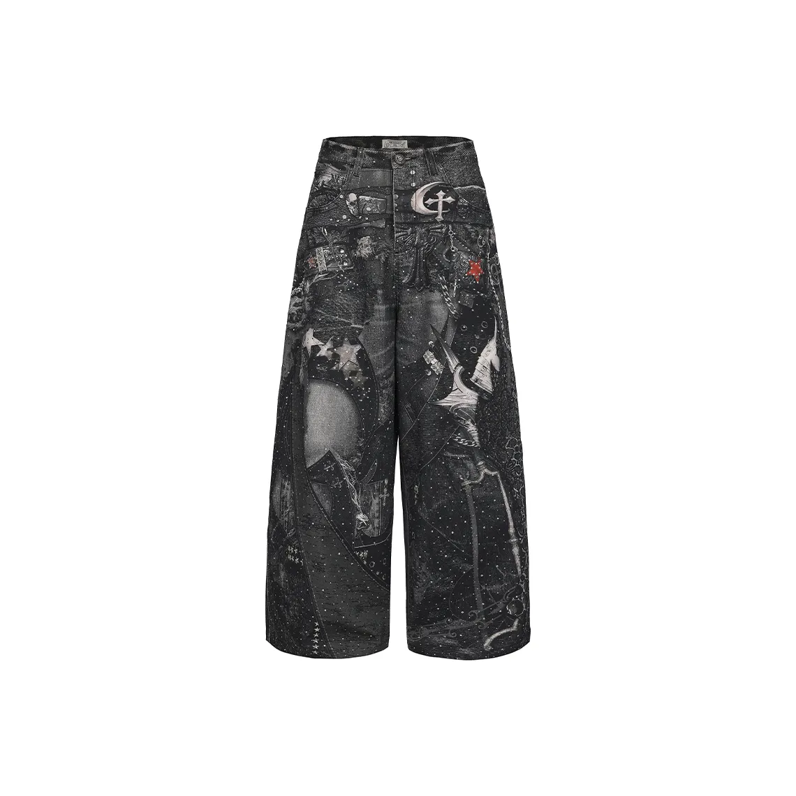 DND4DES Черные унисекс джинсы