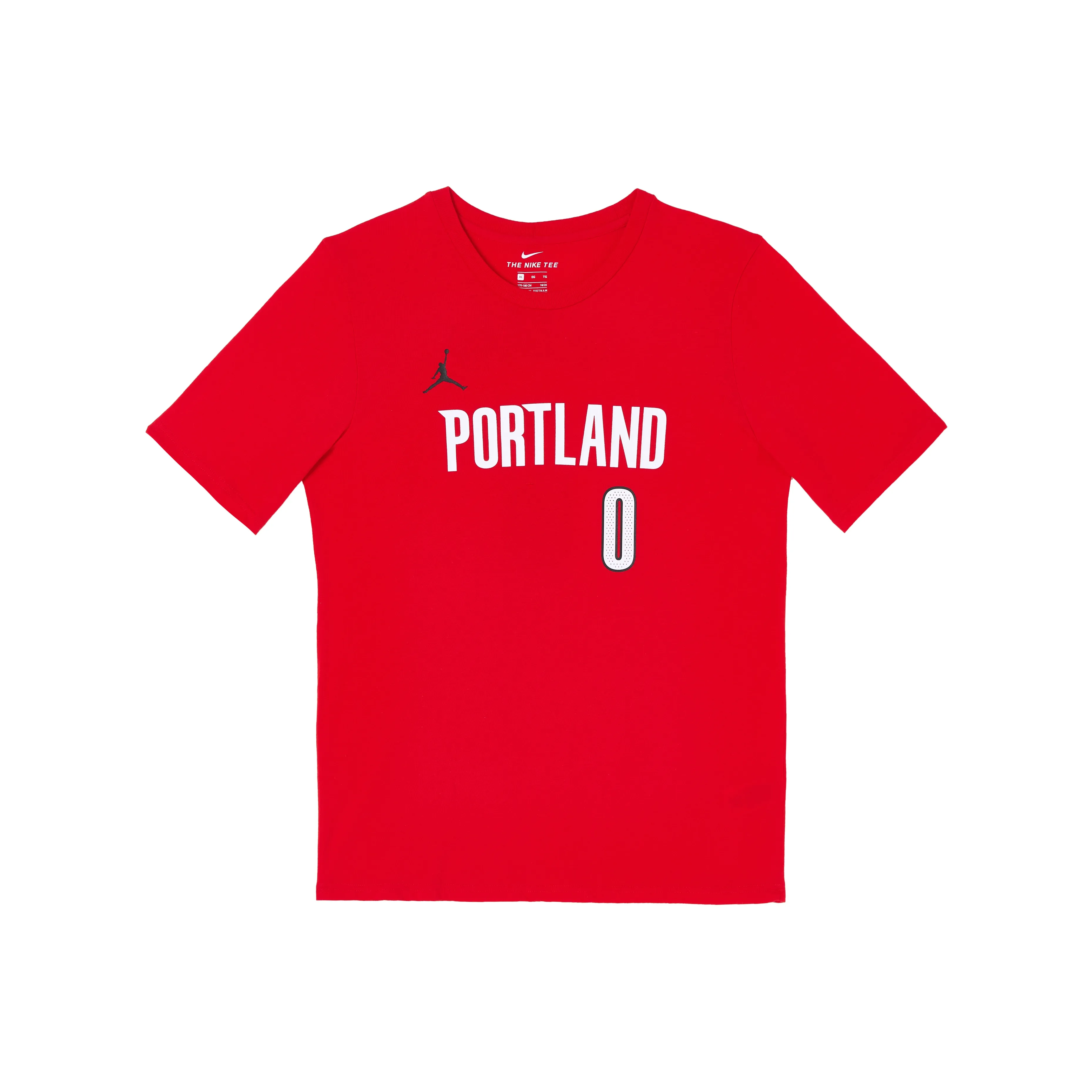 Джордан X NBA Damian Lillard Portland Trail Blazers T-рубашка Подростки