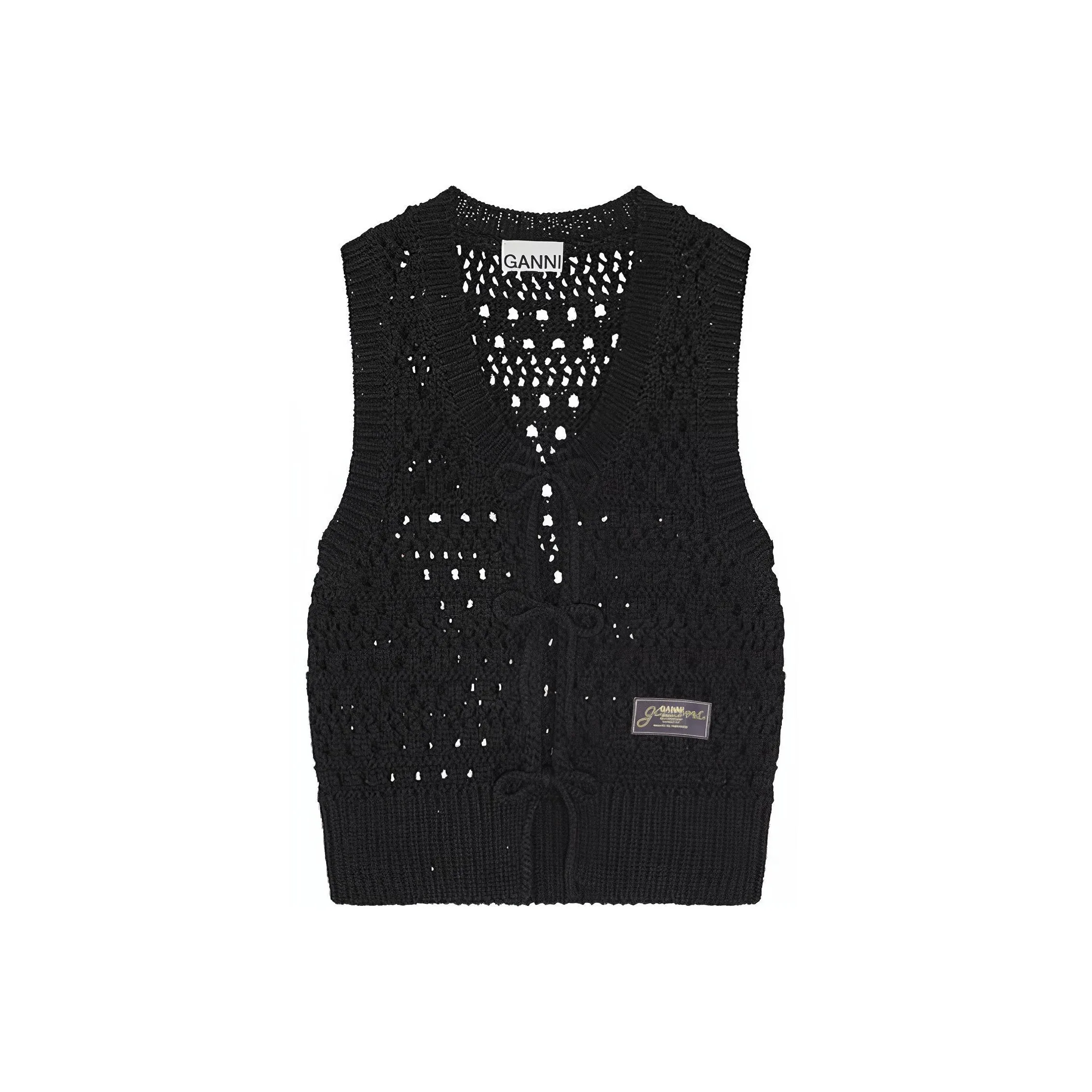 GANNI Open knit Cardigan