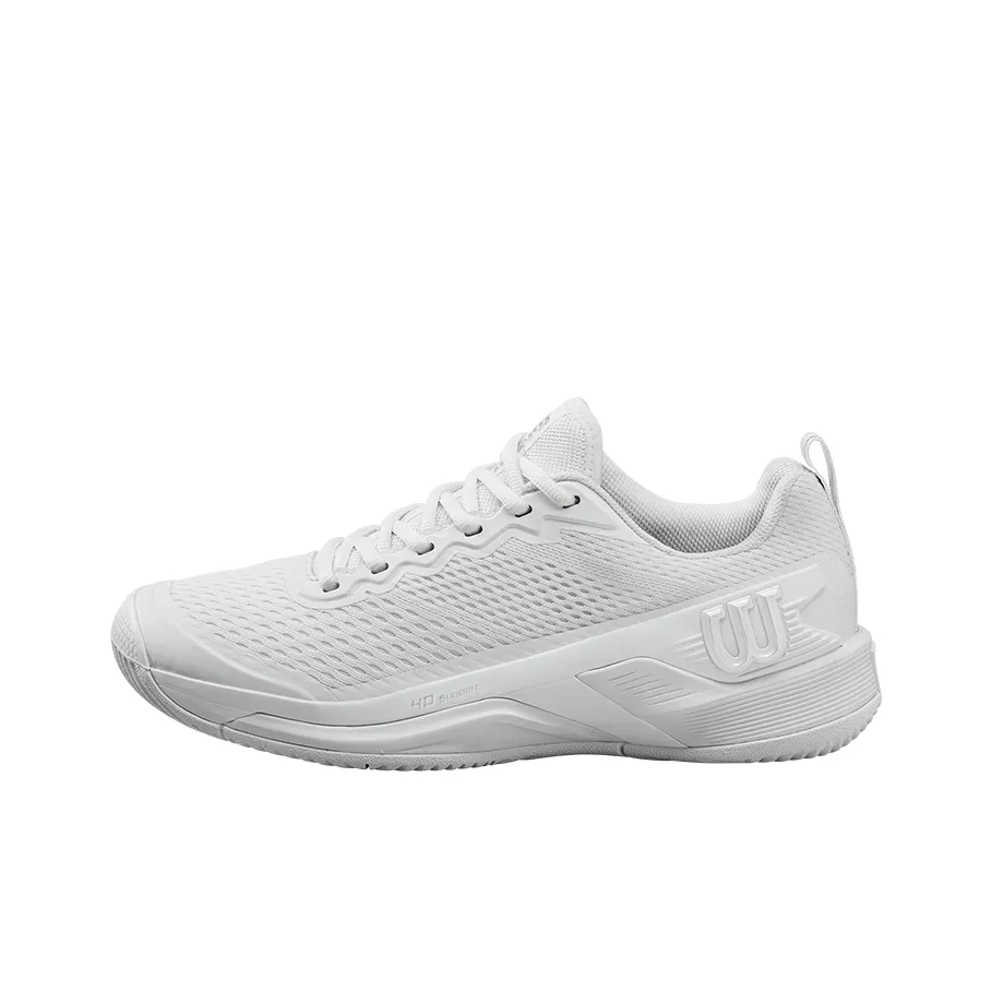 Wilson RUSH PRO 4.5 Slip Resistant Breathable Cushioning Low Top Tennis Shoes Women's White