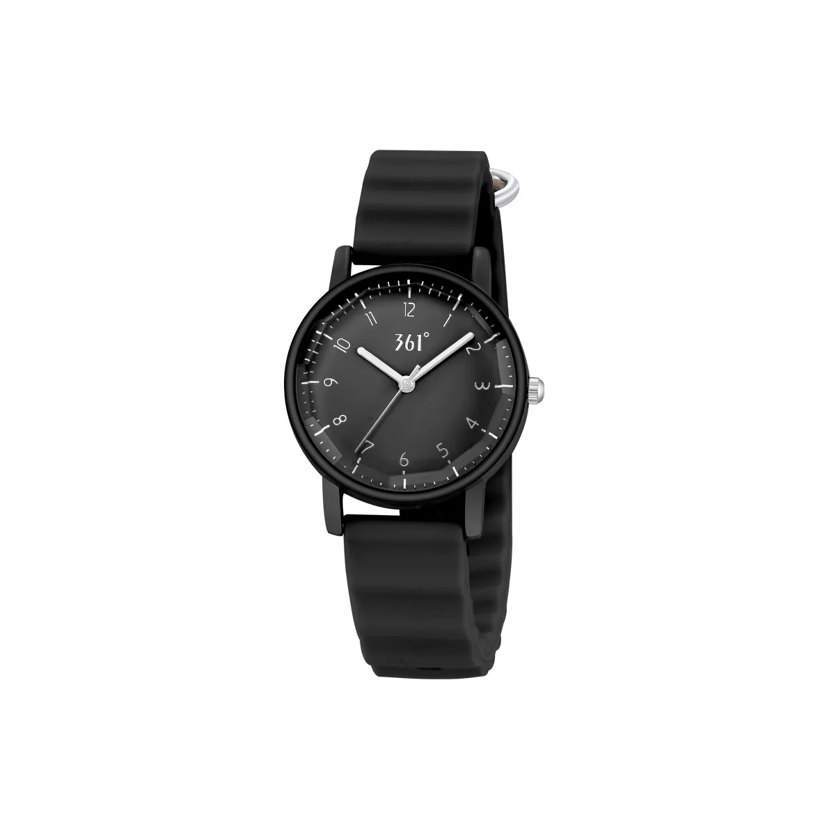 361° Кварцевый механизм силиконовый ремешок унисекс синий циферблат