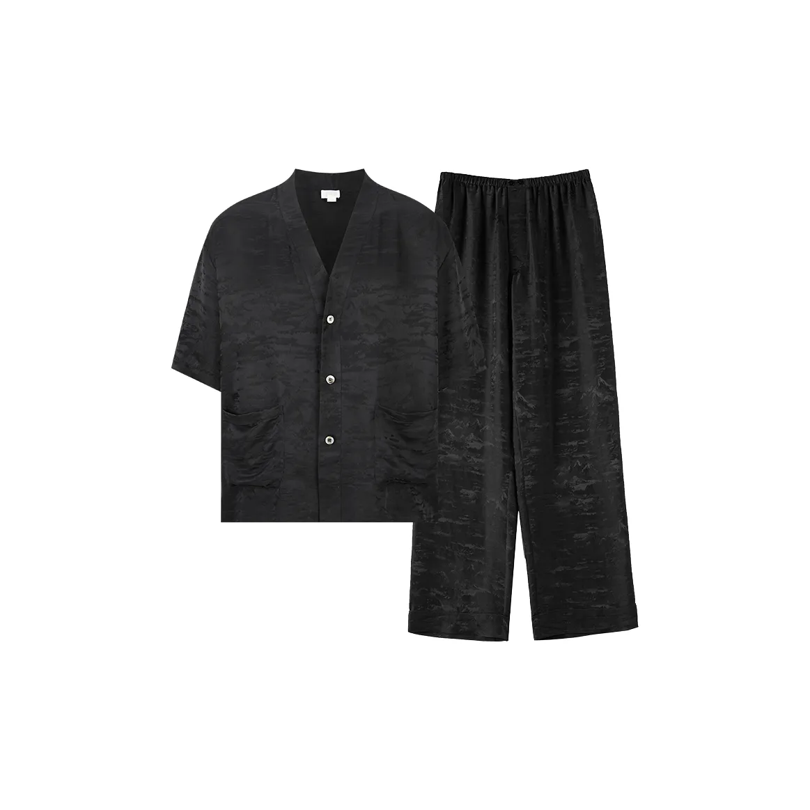 SILKISS Шелк Пижамный комплект Мужской с чернилами Xuan Yi