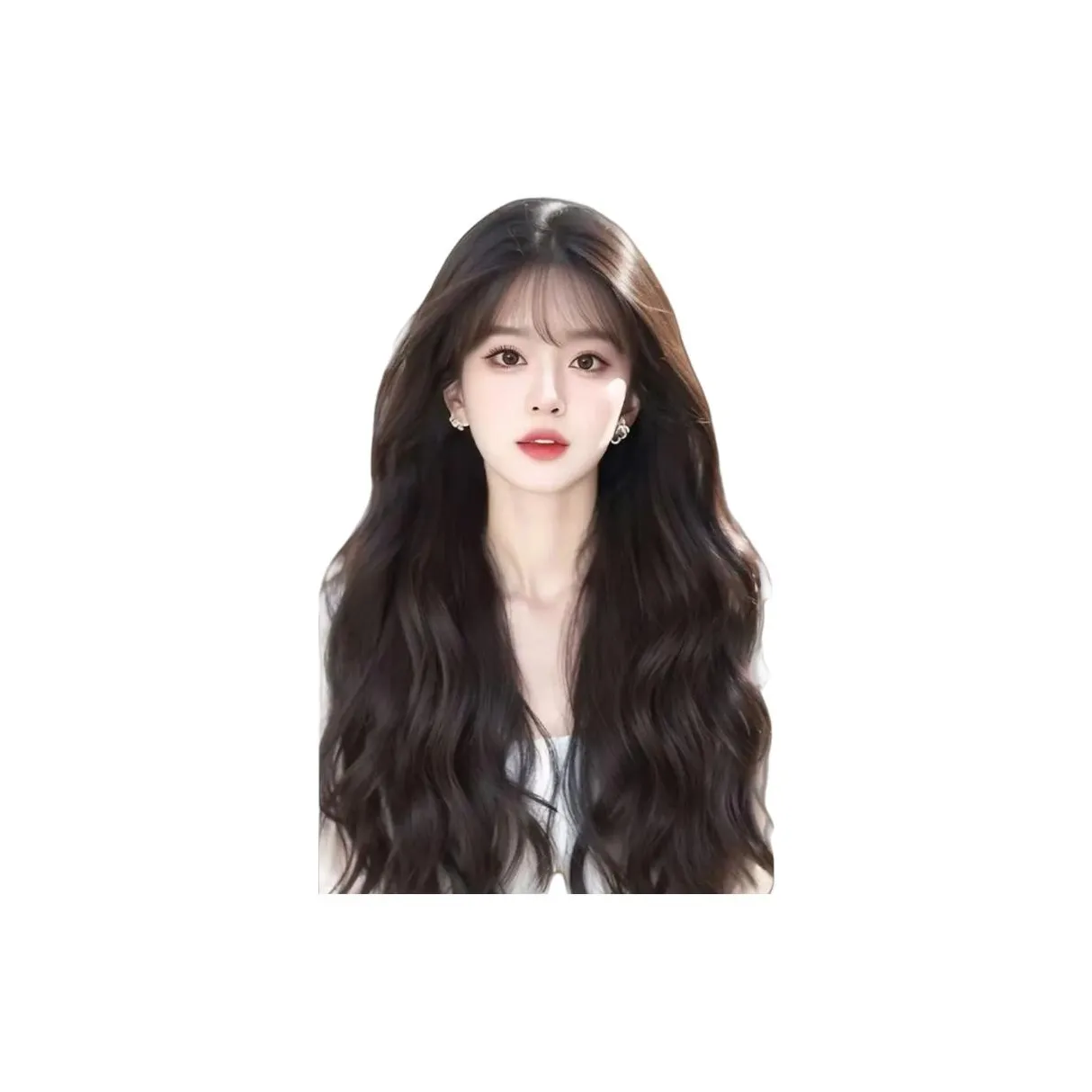 Sweet Pillow House Перука с случайным разделением и шитьем для повседневного использования полная перука в форме яйца стиль позиционирования