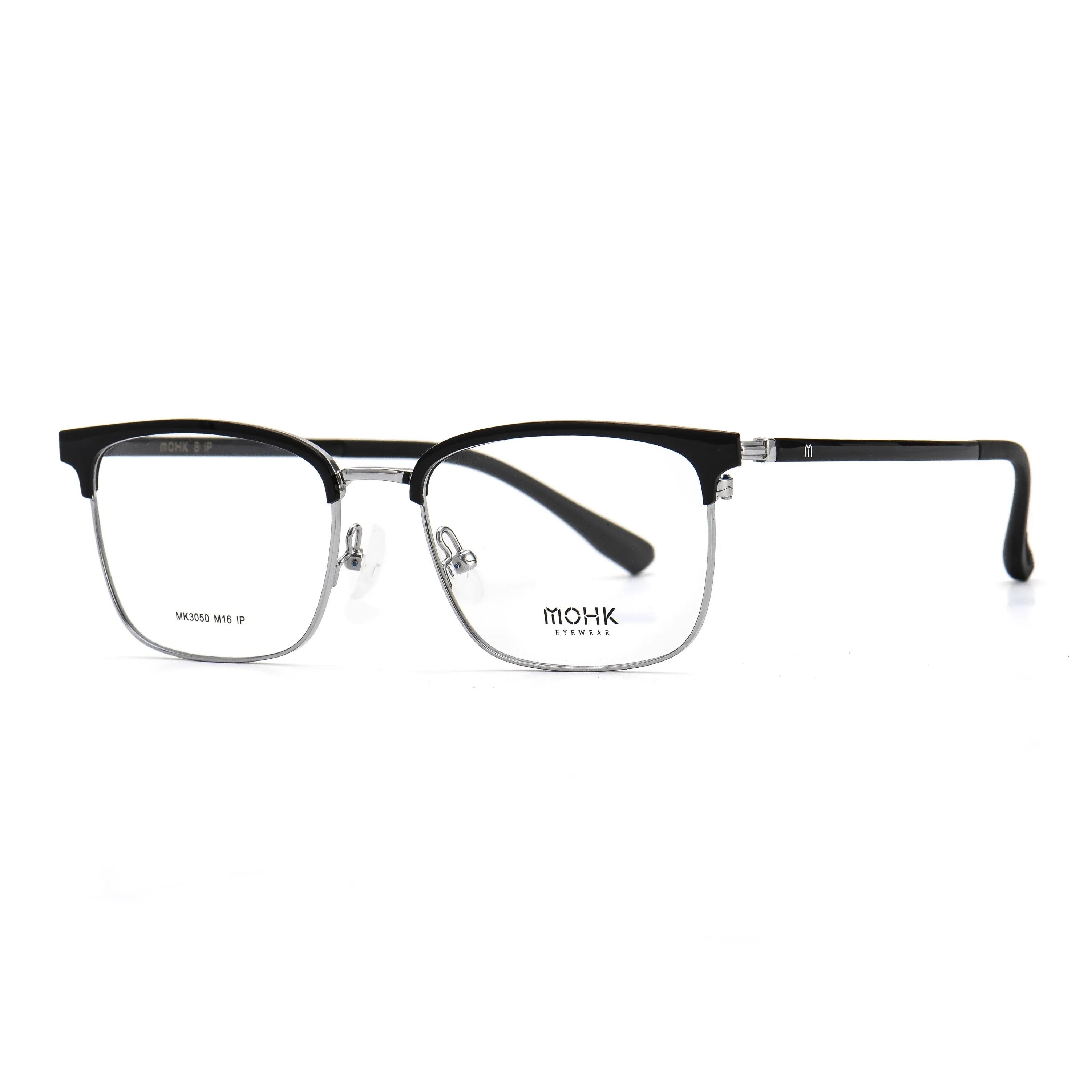MOHK TR Памятный пластик Сплав Пластик Стальной+Резиновый Оправа «брови» Оправы для очков Унисекс