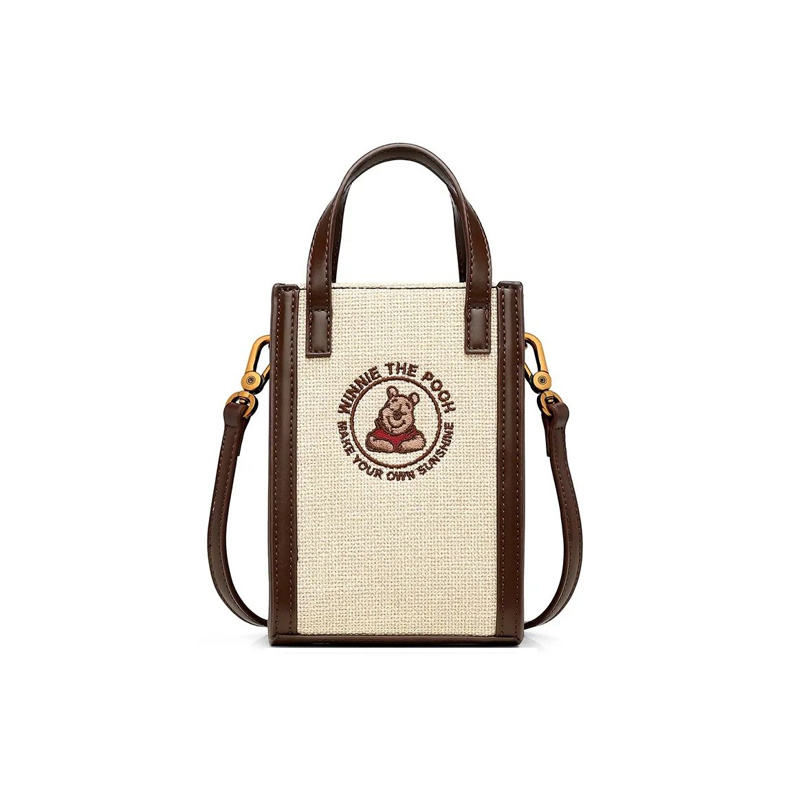 Серия Disney Winnie The Pooh Ткань Сумка Женская Экрю