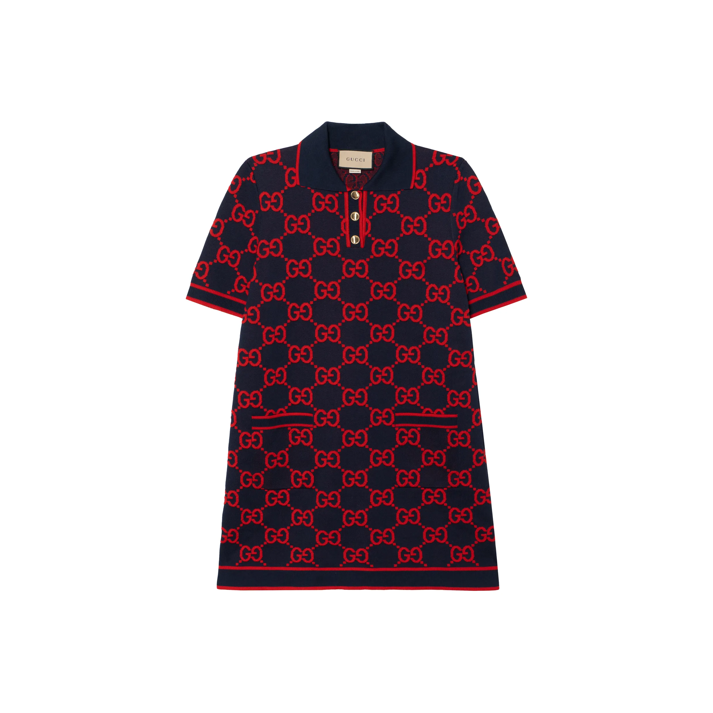 GUCCI SS23 Short Sleeved Dresses Women's Multicolor