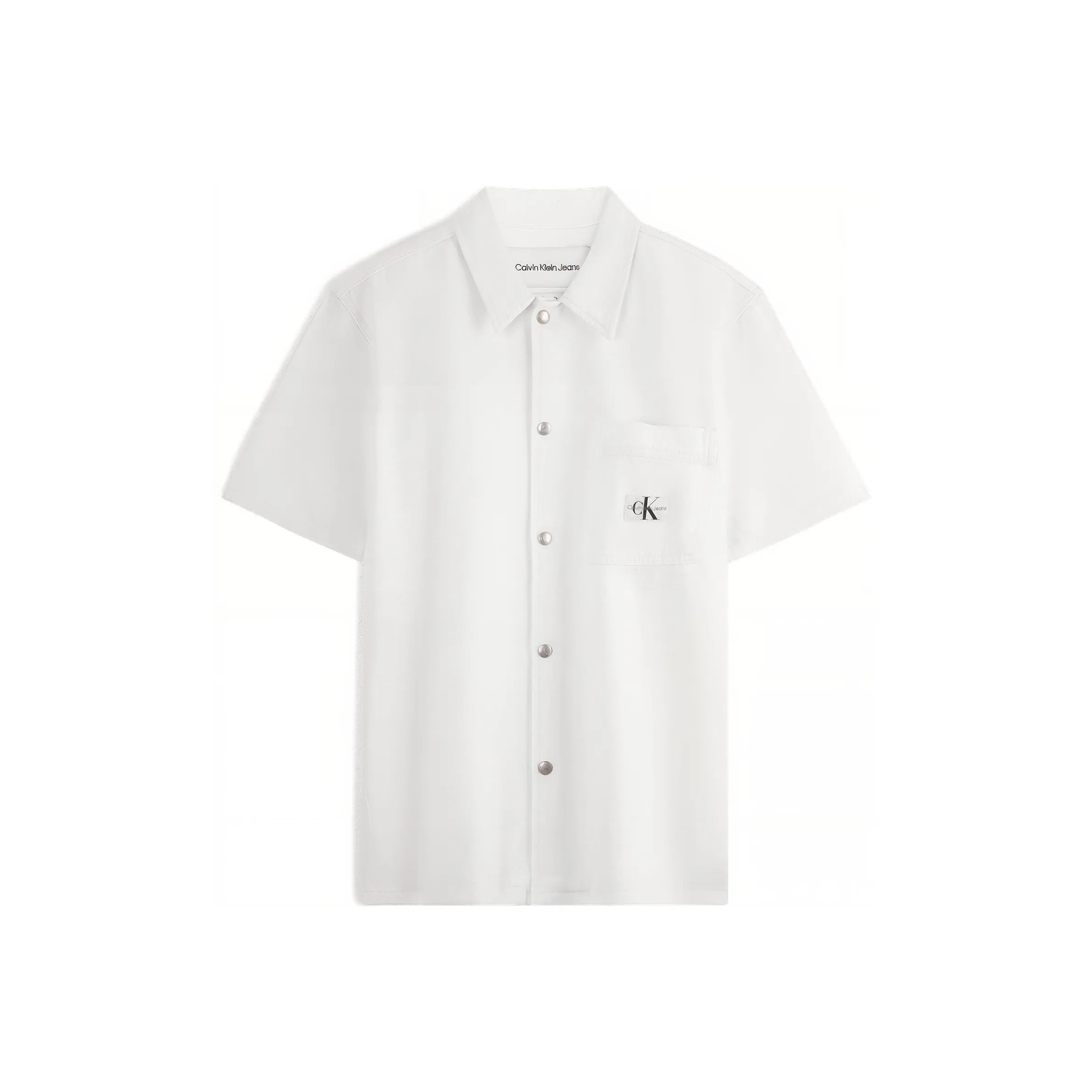 Calvin Klein Рубашка Мужская Деним Белый
