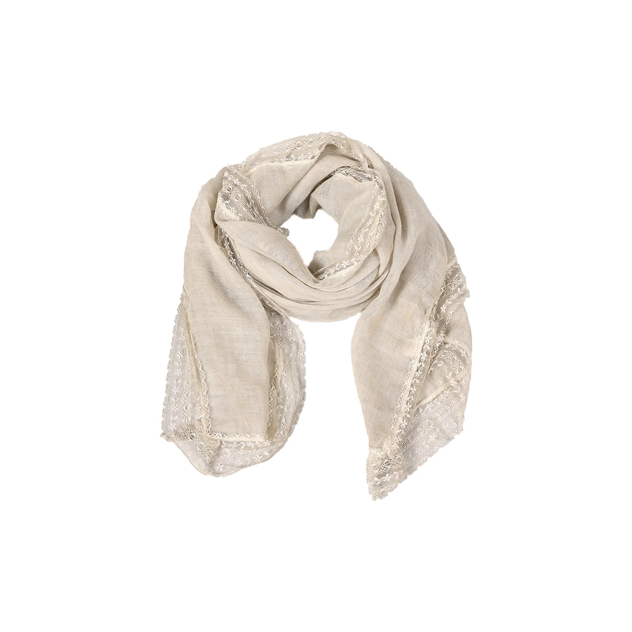 ZUOWEISHIJIA Кружево Тонкий хлопок Льняная ткань Смесь Хлопковая пряжа Шаль Шарф Женские