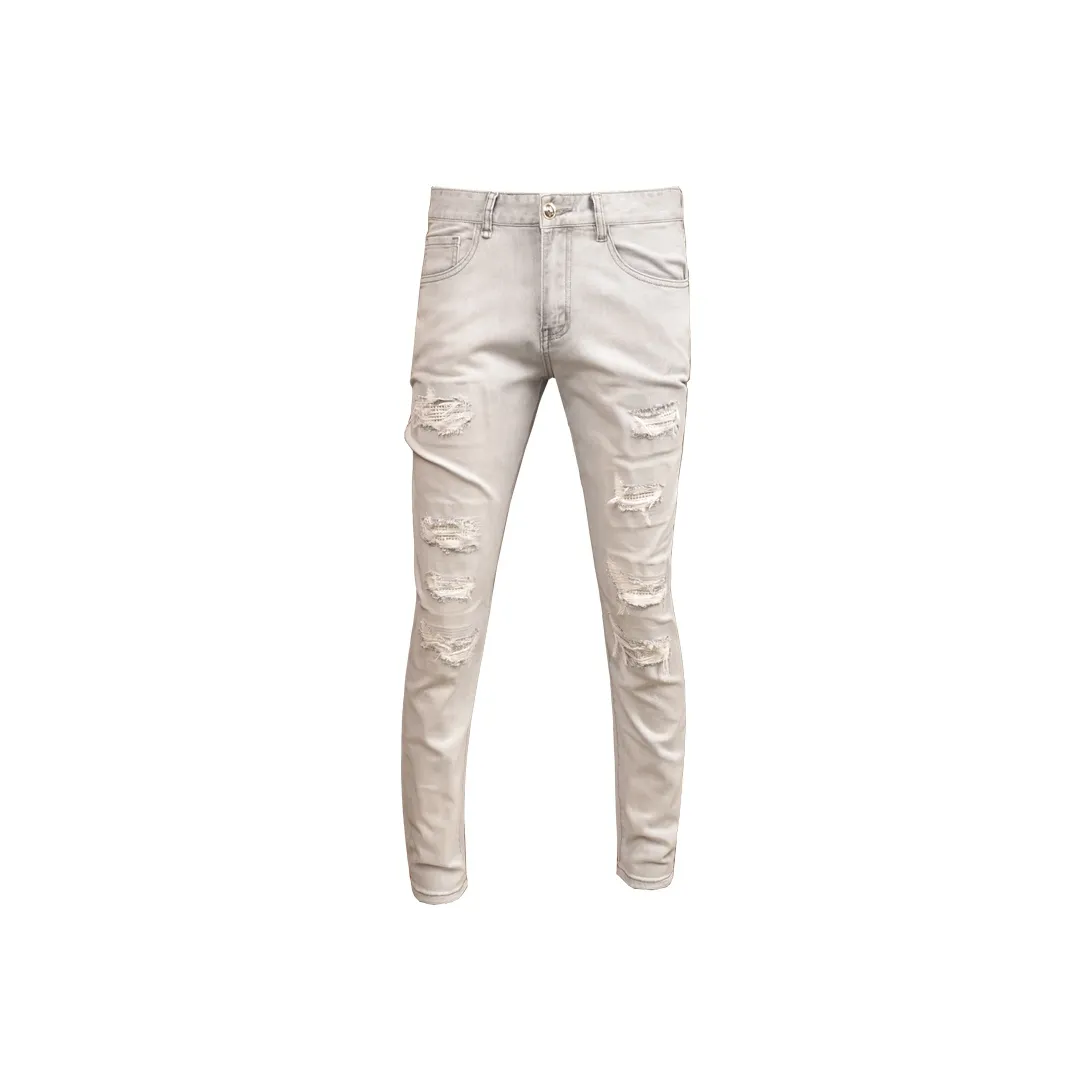 OGQG Light Gray Men's Jeans OGQG Светло-серый Мужские Джинсы