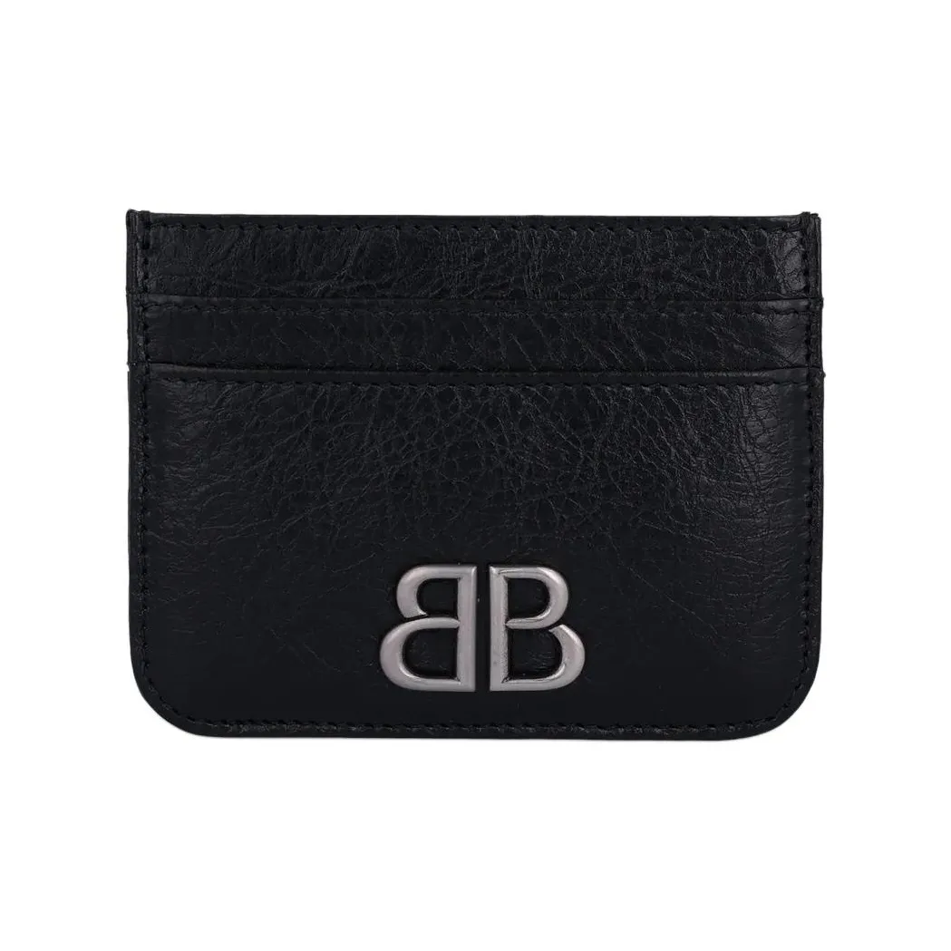 Balenciaga Кожа Картхолдер Стандартный Унисекс Черный