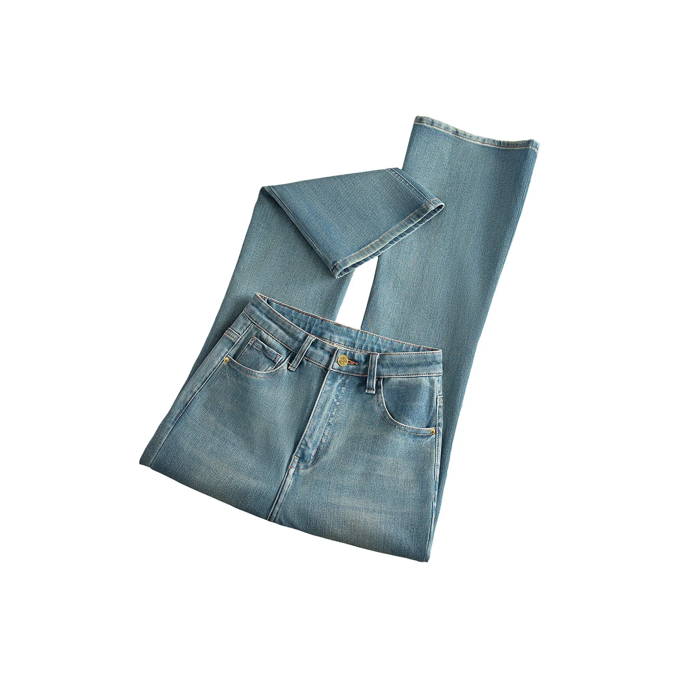 SIBAISHE Светло-синие женские джинсы