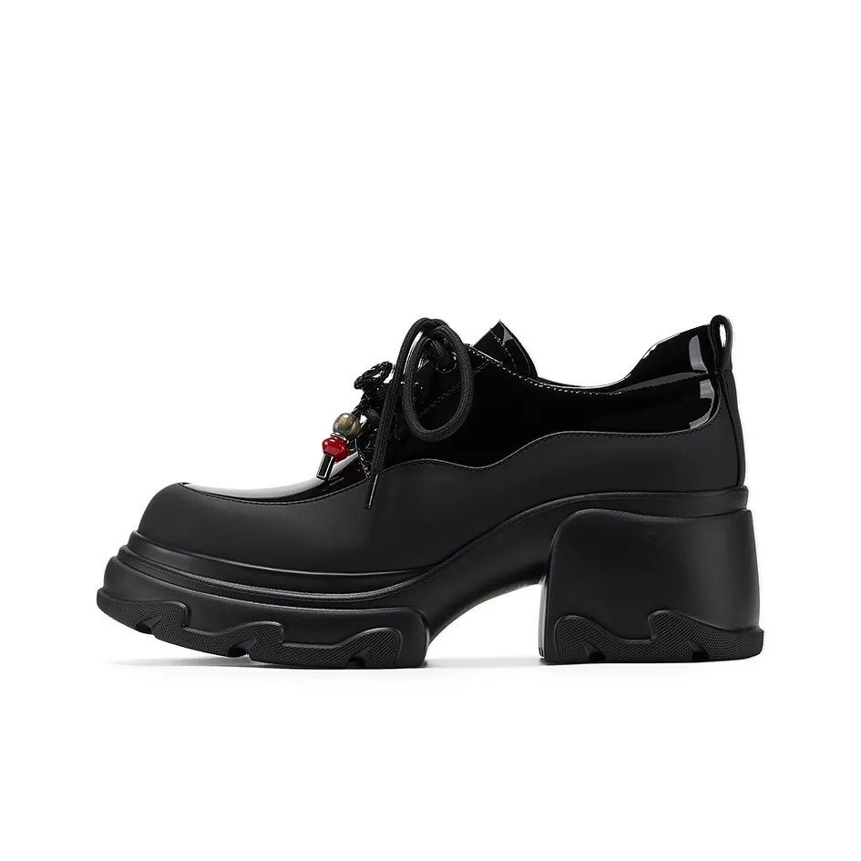 GG CC Mega Man Dance Party Fashion Casual Обувь Женская Черная