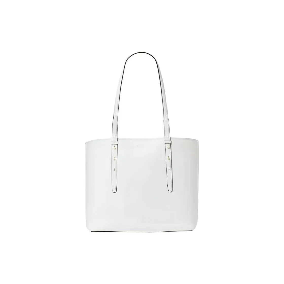 Kate Spade Cow Leather Tote Bag, Shopping Bag, Shoulder Bag Tubas Women's White