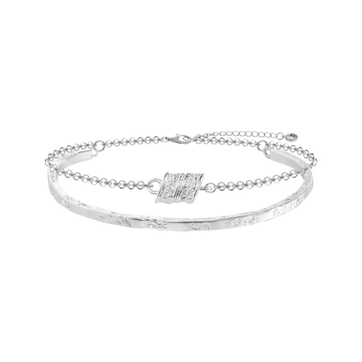 MIRII Белое золото с покрытием медные браслеты женские