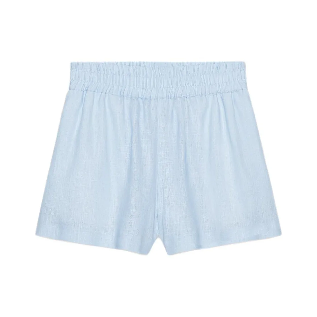 ZARA Светло-синие Женские Повседневные Шорты