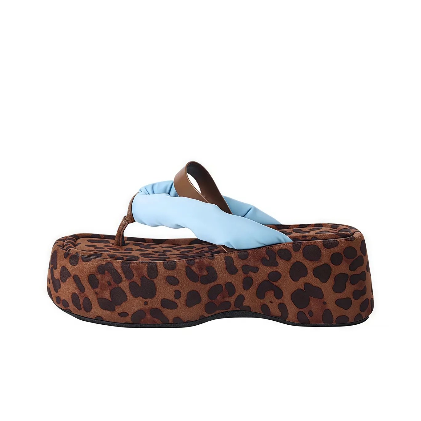 Boldi Kuki Аbrasion Resistant Шлепанцы Женские с Леопардовым принтом
