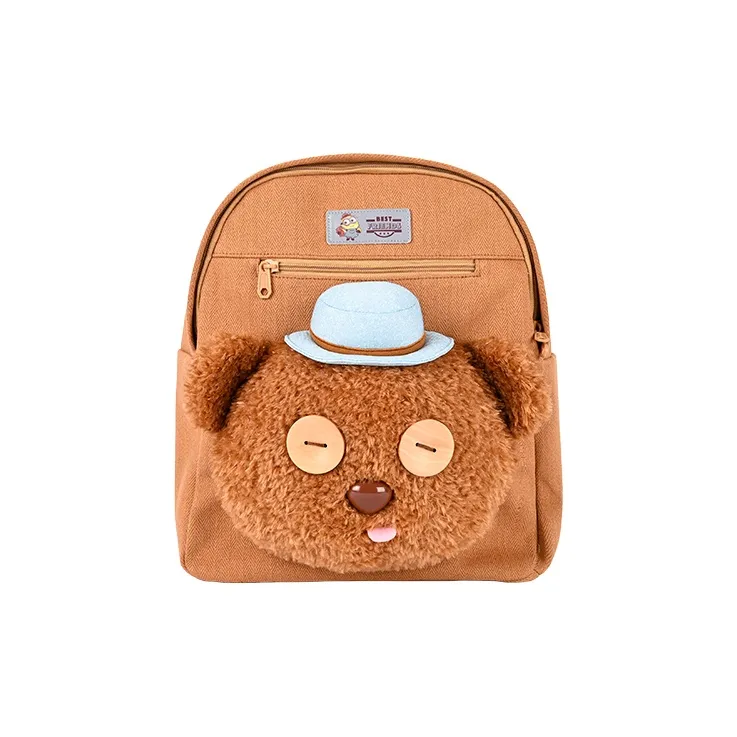 POTDEMIEL Глобальный MINIONS Collection Полиэстер Рюкзак Стандартный Унисекс Коричневый Зимний Милый Большая Емкость Рюкзак