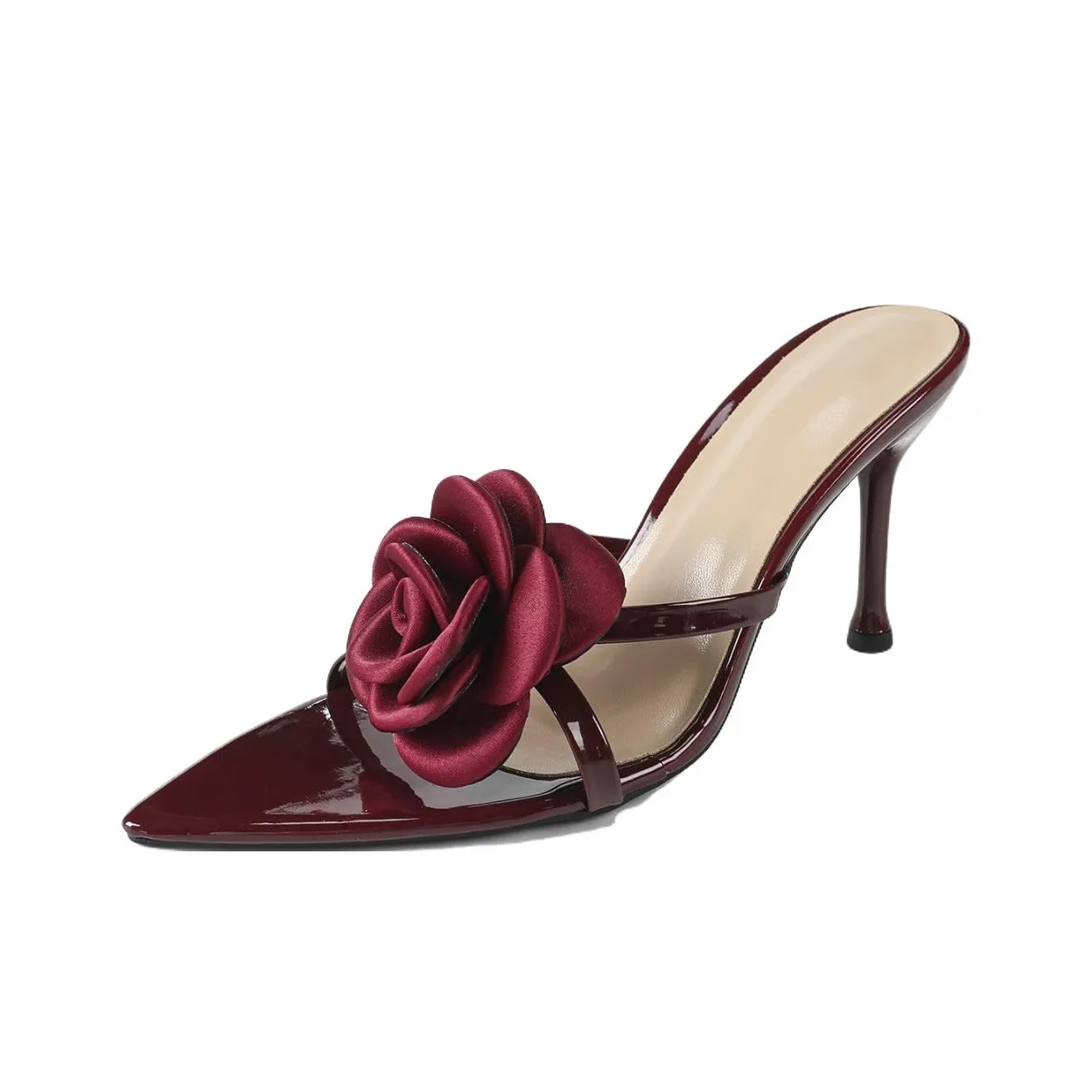 CAOT Слипоны Женские Бордовый